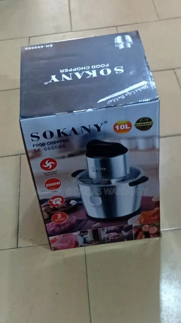 Upgrade Your Cooking With the High-Performance Sokany Fufu Chopper · Photo 1