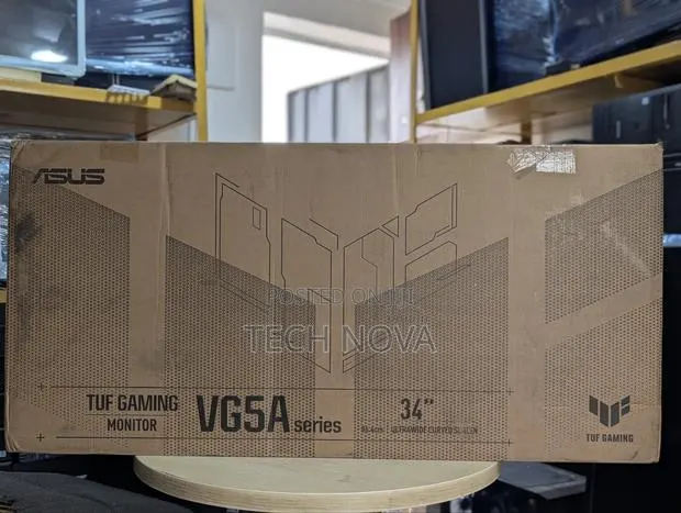 ASUS TUF Gaming 34inch 250hz Curved Gaming Monitor HDMI 2.1 Speakers · Photo 1
