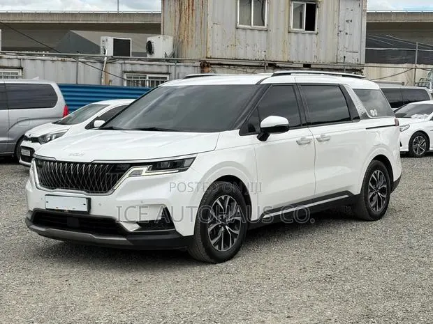 Kia Carnival 2023 White · Photo 1