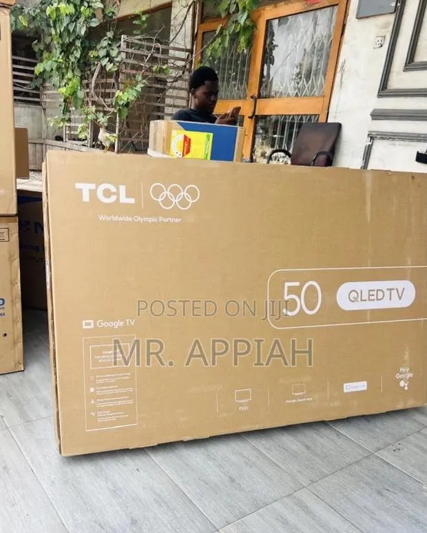 Check Out Durable TCL 50” Qled Smart Satellite Android TV(Black) · Photo 1