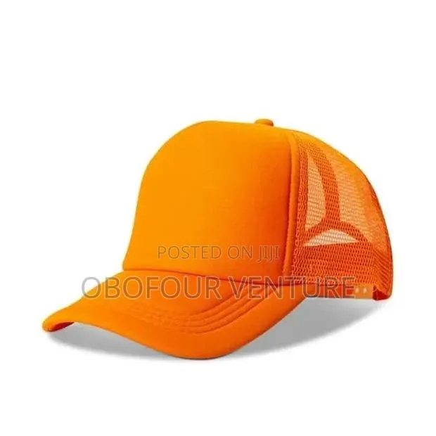 Trucker Hat Mesh Back Snapback Baseball Cap Solid. · Photo 1