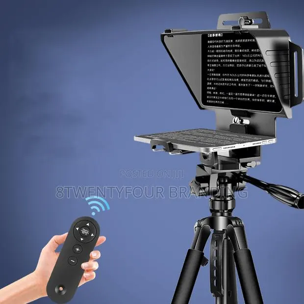 Teleprompter (27.5cm × 22.5cm) With Remote Control · Photo 1