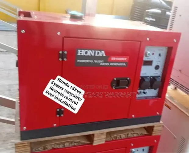 Power on With Generator Honda 15kva Remote Start 15000wax · Photo 1