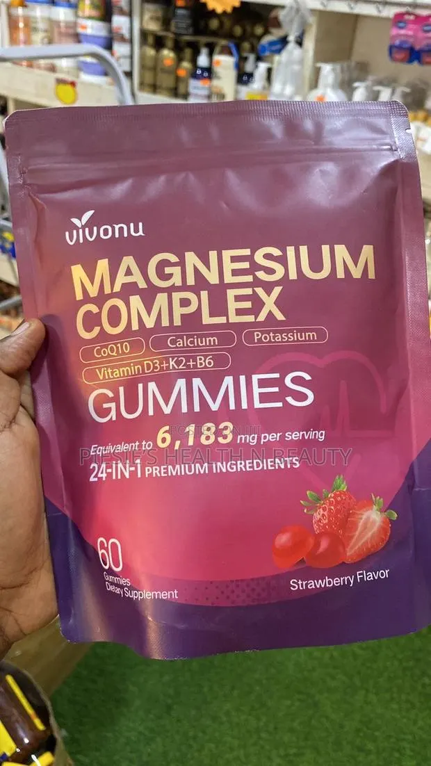 Vivonu Magnesium Complex Gummies ( 24-in-1, 60-Count) · Photo 1