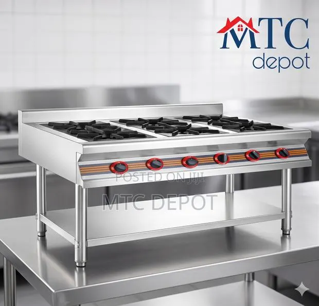 6 Heads Gas Stove Burner · Photo 1
