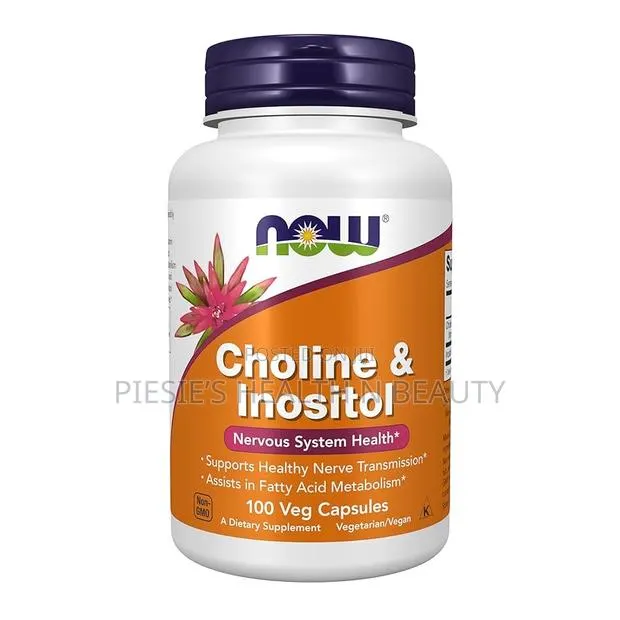 Now Foods, Choline Inositol 500 Mg 100 Capsules · Photo 1