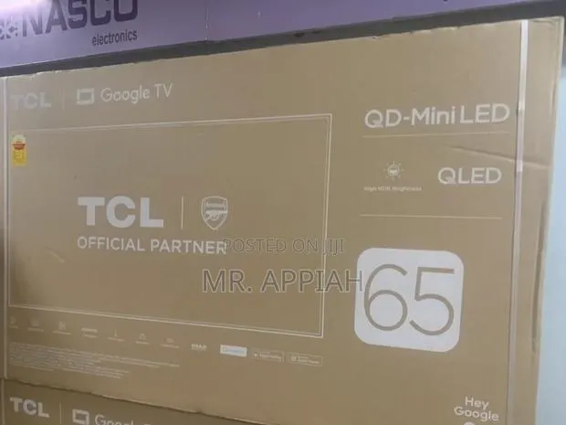 Shop Classic TCL 65” Android Smart 4k TV(Remote Control)Black · Photo 1
