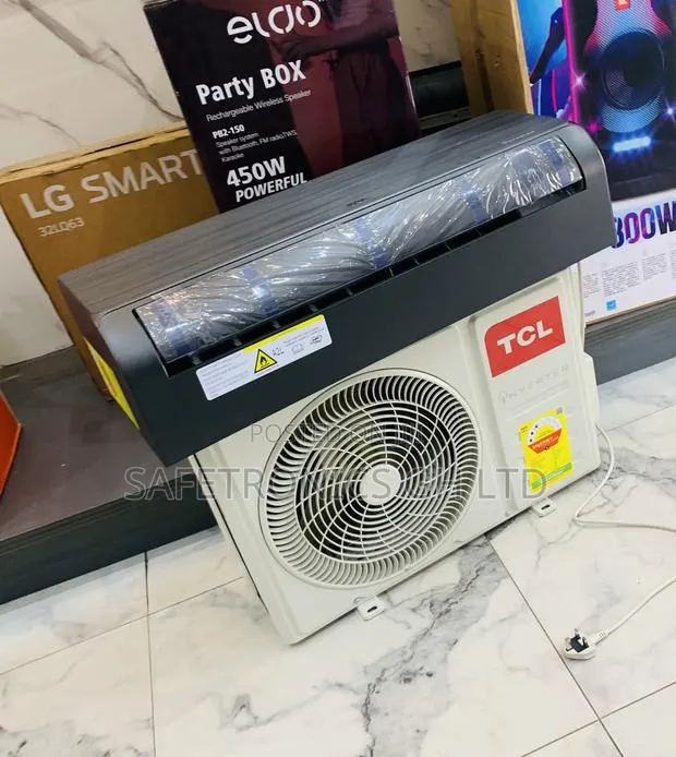 Try Massive TCL 2.5hp R410 Inverter Air Con Grey Black Mirror Glass · Photo 1