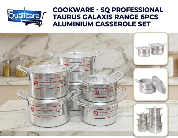Sqp Taurus Galaxis Range 6pcs Aluminium Casserole Set · Photo 1