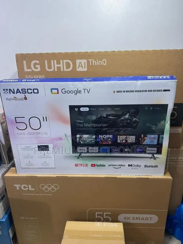 Nasco 50" Google Tv | 2026 Smart HDR | Google Play, Nas-J50fbfl-G · Photo 1