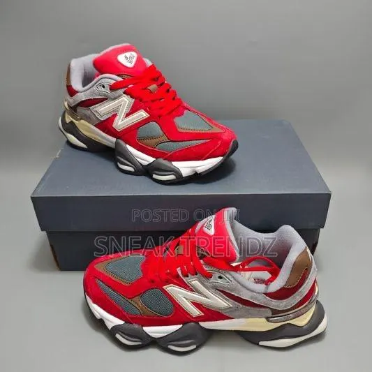 New Balance Nb 9060 Red Wine Cream N Black · Photo 1