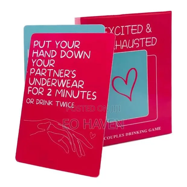 Excited and Exhausted Card Game · Photo 1