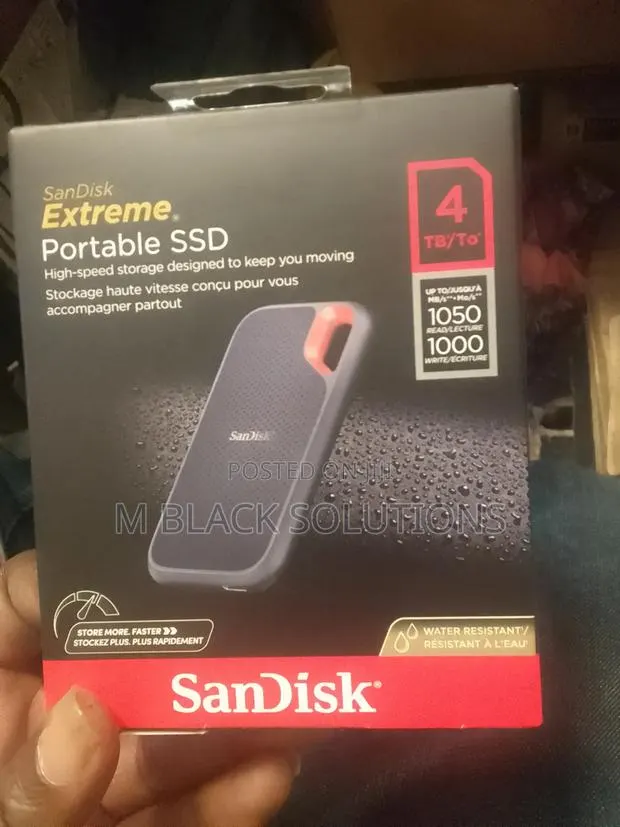 Sandisk 4tb Extreme Portable Ssd V2 External Ssd · Photo 1