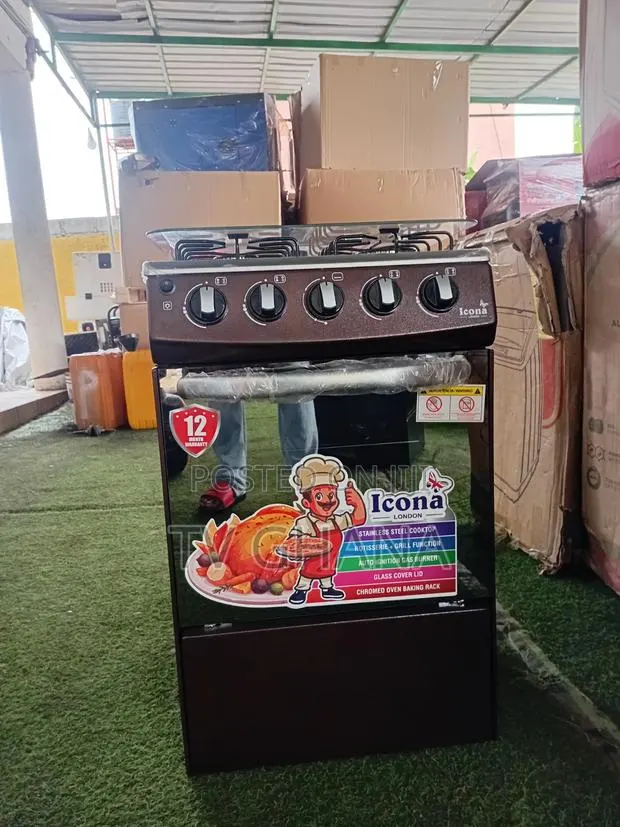 Icona 4 Burner Gas Cooker With Auto Start Ignition – Premium 50x50 · Photo 1