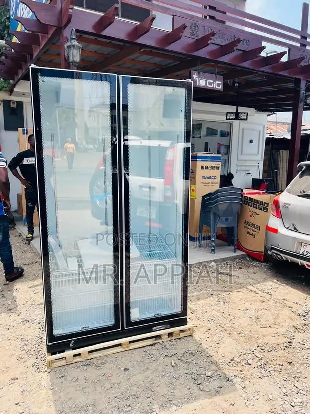 Extremely Authentic Pearl 2 Door Electric Display Fridge(Black) · Photo 1