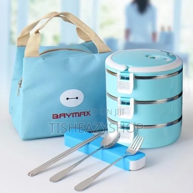Insulated Lunch Box + Bag + Cutlery Set · Photo 1