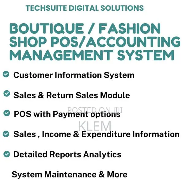 Fashion / Boutique Shop Pos , Inventory Accounting Management System · Photo 1