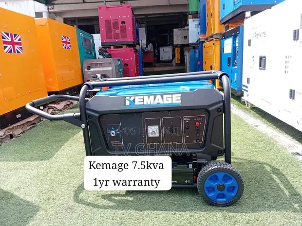 Original KEMAGE 7.5KVA Petrol Generator – Reliable Power Supply7kva