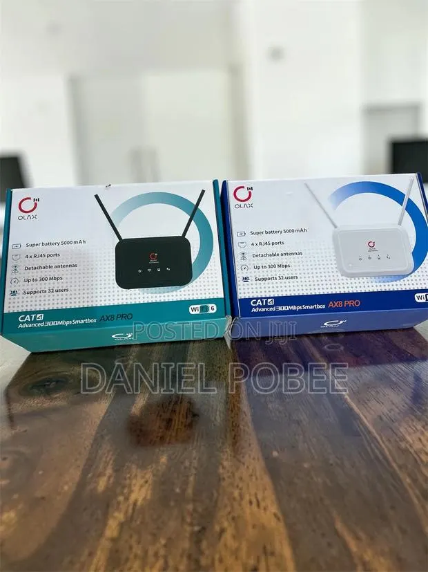 OLAX AX8 Pro 4G LTE WiFi Router – CAT4 300Mbps · Photo 1