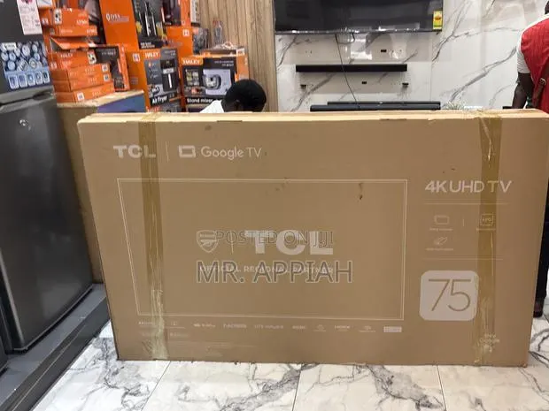 Order Affordable TCL 75” Uhd Smart Screen Television(Black) · Photo 1