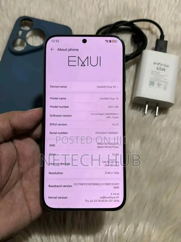 New Huawei Pura 70 256 GB Black · Photo 1