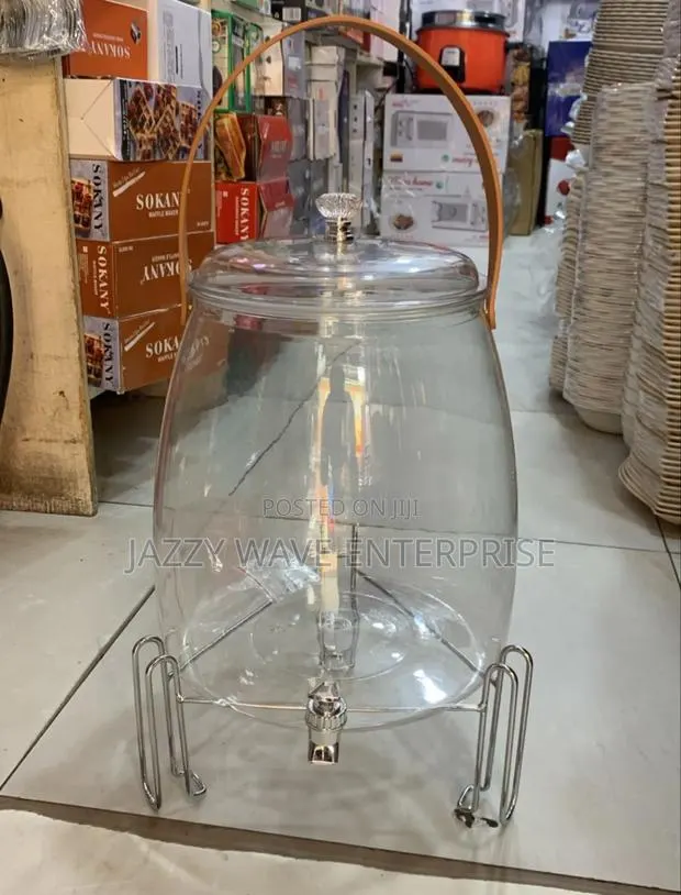 Glass Juice Dispenser With Stand · Photo 1