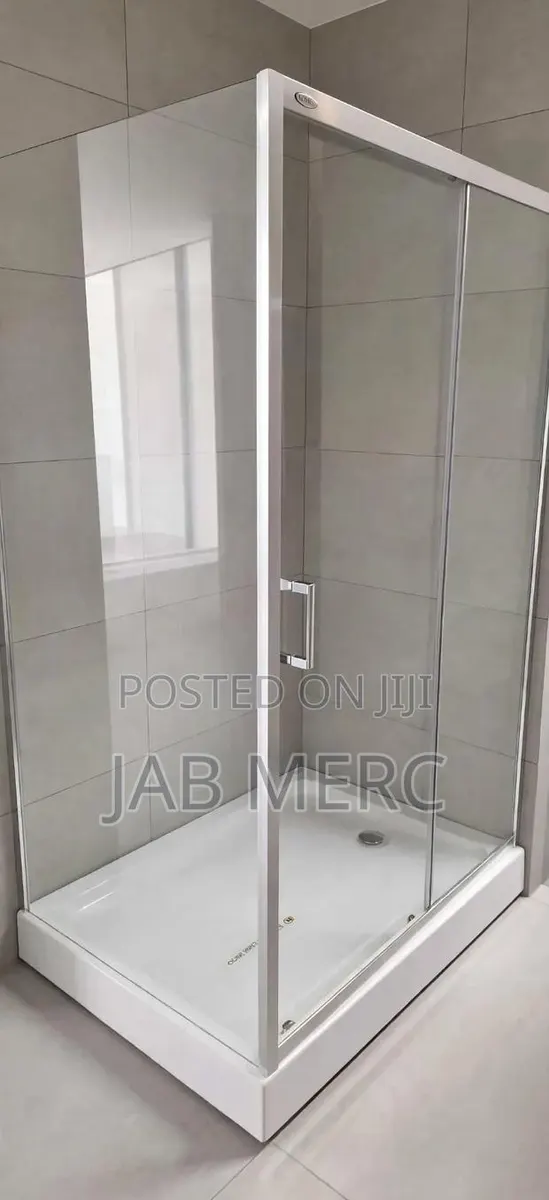 Shower Cubicle 120x90 CM - High Quality Frame + Glass + Fibre Base New · Photo 1