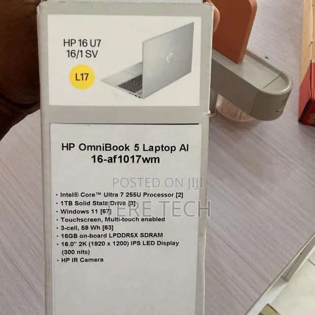 New Laptop HP OmniBook 5 16" 16GB Intel Core Ultra 7 SSD 1T · Photo 1
