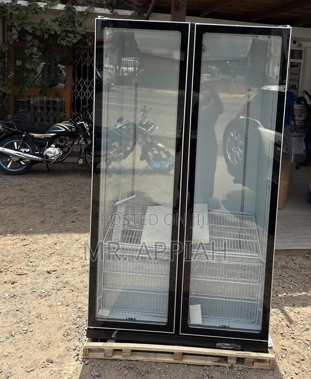 Shop Original Pearl 2 Door Beverage Cooler(PVC-801-27aa) Black · Photo 1