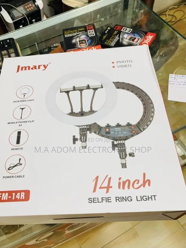 Affordable Jmary 14” Photo and Video Selfie Ringlight. · Photo 1