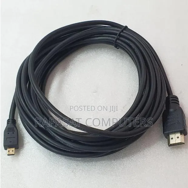 Micro Hdmi Male to Hdmi Male Cable 5m · Photo 1