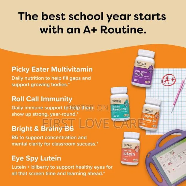 Renzo Picky Eater , Roll Call Immunity, Eye Spy Lutein, Bright Brain · Photo 1