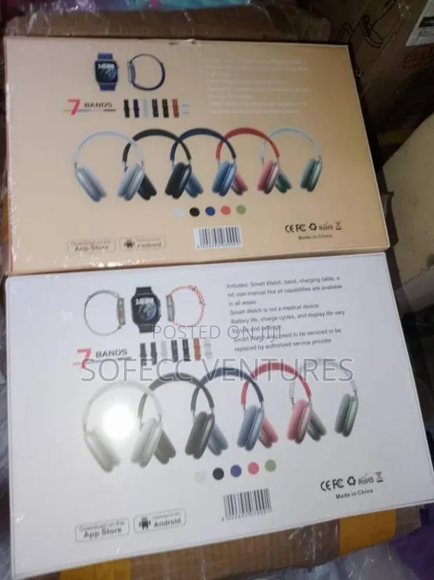 P9 Ultra 2 Smart Watch + Headphone · Photo 1