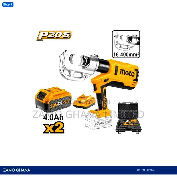 Cordless Hydrualic Crimping Tool - Ctli2002 · Photo 1