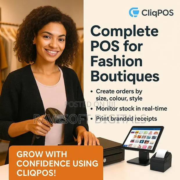 Cliqpos Standard Retail Bundle – Complete Pos System · Photo 1