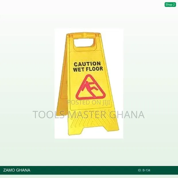 Pp Caution Board Caution Wet Floor - B-134 · Photo 1