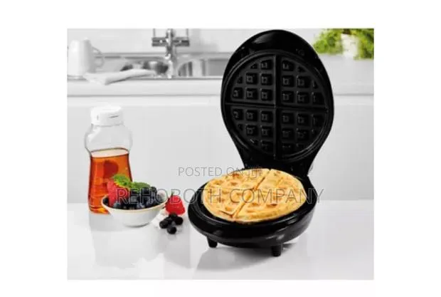George Home Black Non-Stick Waffle Maker Gwm101b-21 · Photo 1