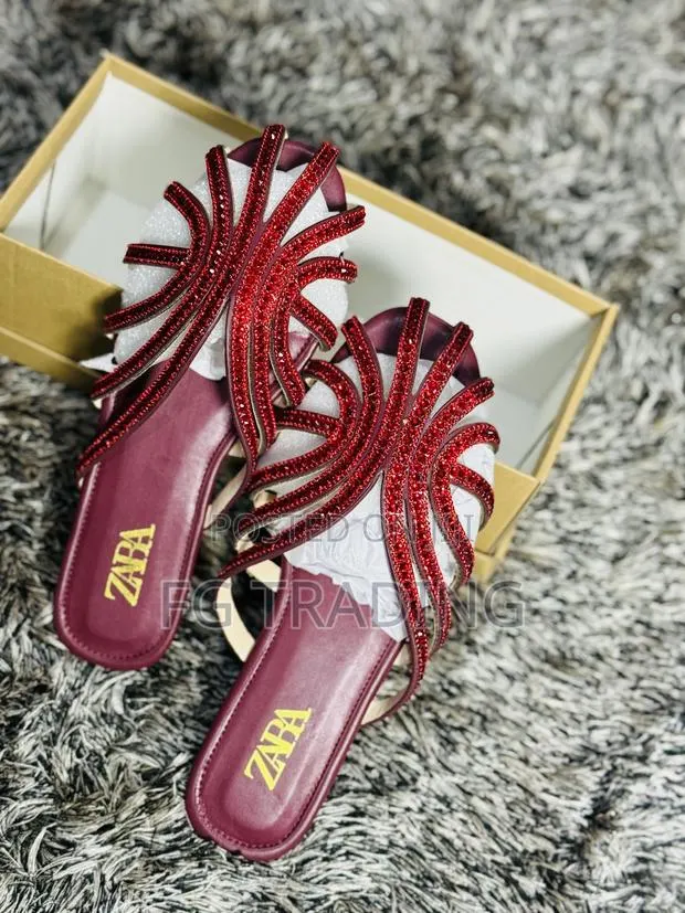 Zara Slipper _ Ladies Wine Slippers · Photo 1