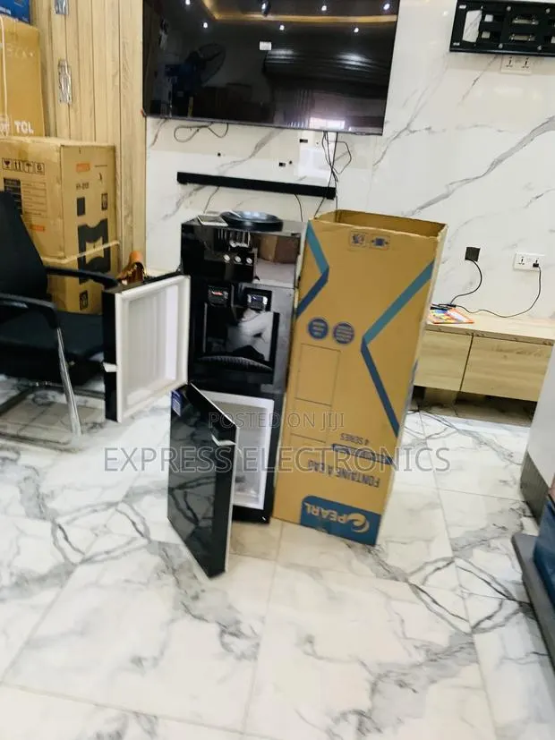Text Us Pearl PWD-4015 Freestanding Hot Cold Electric Water Dispenser · Photo 1