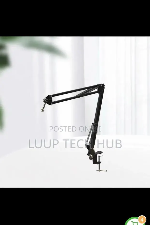 Table Microphone Stand. Boom Arm Mic Holder · Photo 1