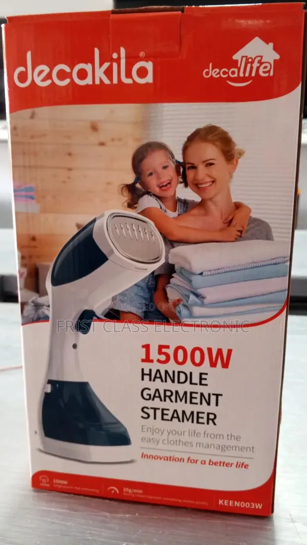 Decakila 1500W Handle Garmet Steamer · Photo 1