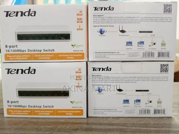 Tenda 8 Port 10/100mbps Desktop Switch · Photo 1