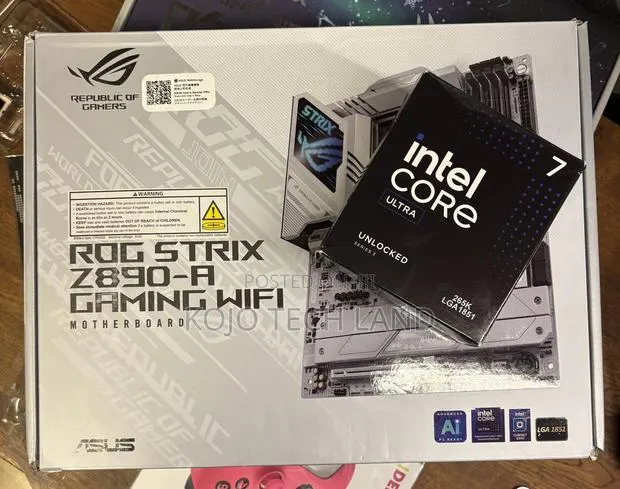 Intel Core Ultra 7 Asus Z890 Strix Motherboard · Photo 1