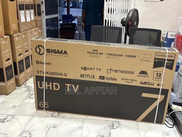 Buy Original Sigma 65 Inch Uhd Smart Android Frameless Television. · Photo 1