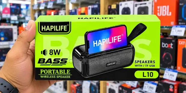 Hapilife L10 8W Bass Portable Bluetooth Speaker - Low2High · Photo 1