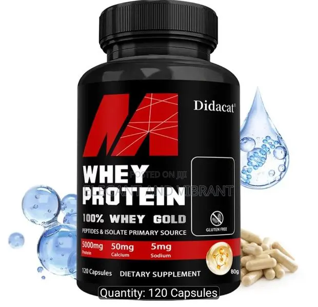 Whey Protein Supplement, 5000mg Per Servings · Photo 1