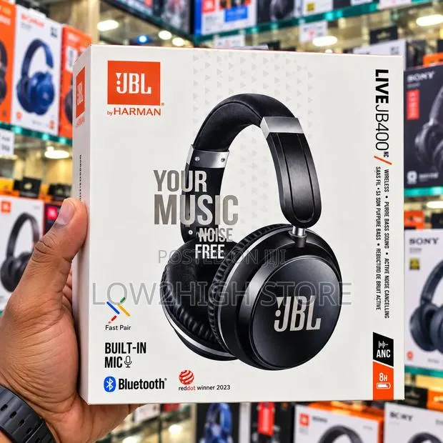 Wireless ANC Pure Bass Headphones - Low2High · Photo 1