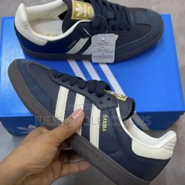 Adidas Samba Og Blue Black · Photo 1