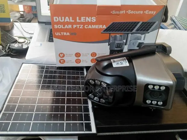 Solar CCTV Camera Dual Lens 4g · Photo 1