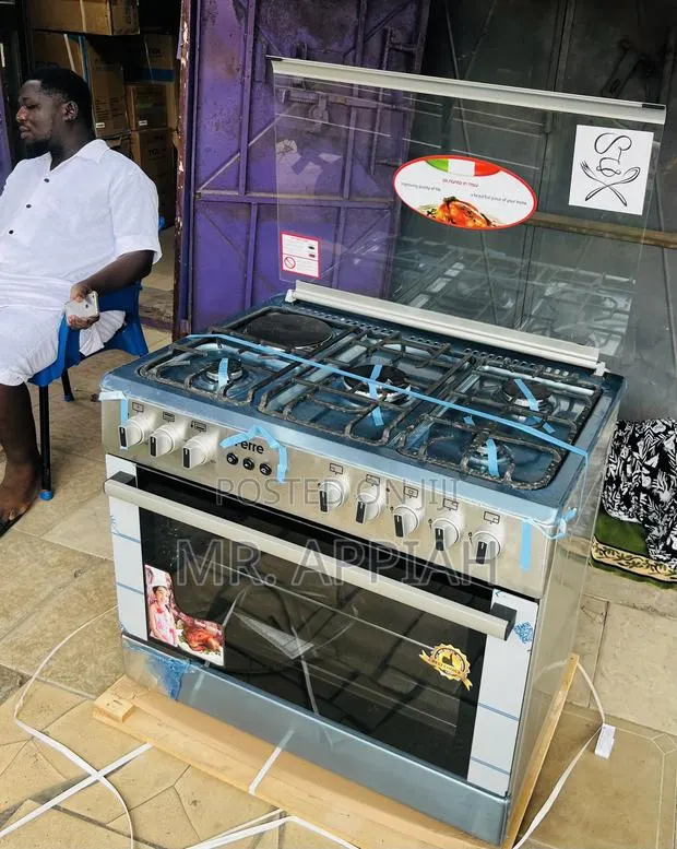 Order Classic Glass Lid 1 Electric + 4 Gas Cooker(Gray) · Photo 1
